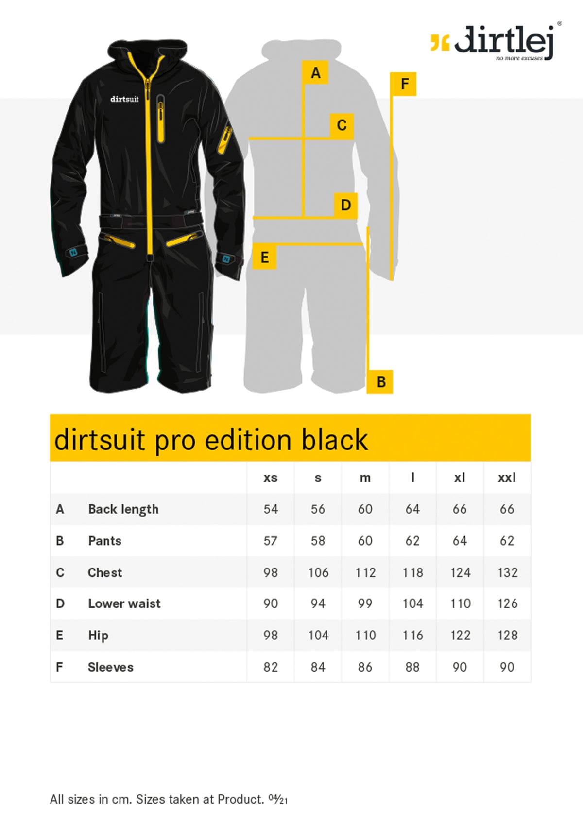 DIRTLEJ  Dirt suit pro edition (FINAL SALE)